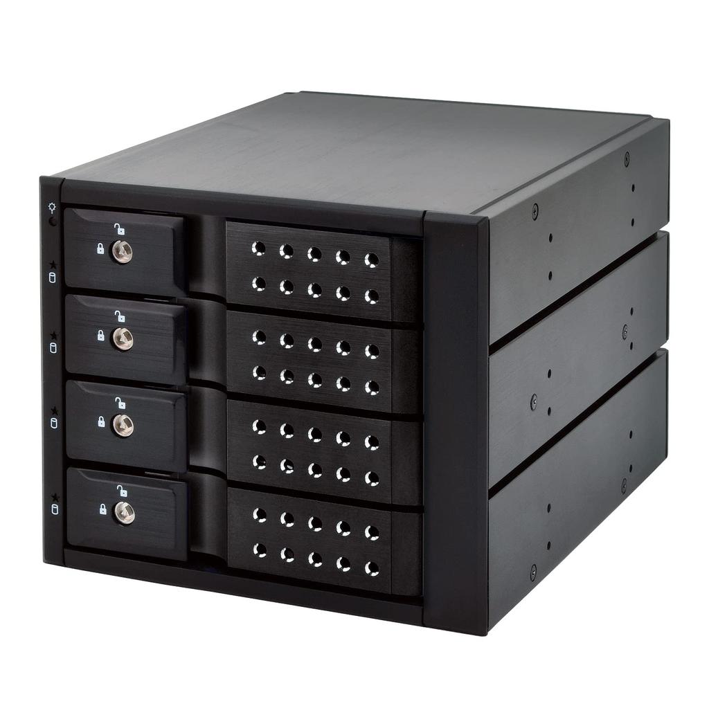 Съемная стойка Century iStarUSA Series 4Bay, модель V2 BPN-DE BPN-DE340SS-BK2_FP