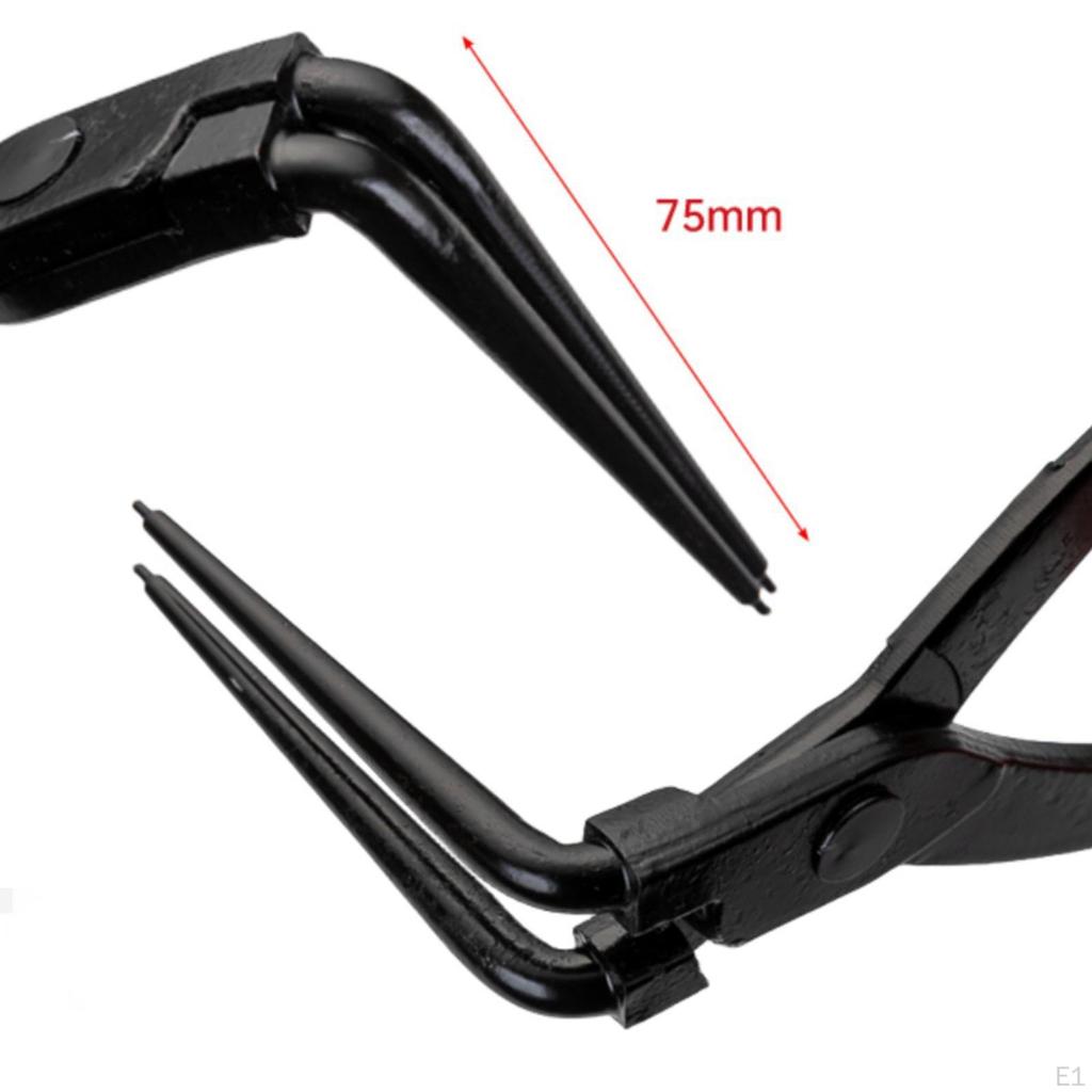 Плоскогубцы для снятия стопорных колец, подпружиненные плоскогубцы, удобная нескользящая ручка, съемник внутренних стопорных колец