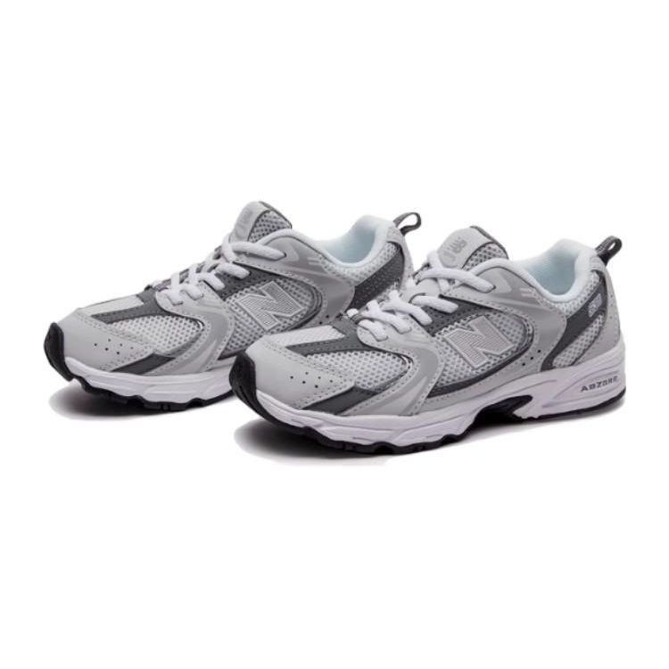 New Balance Детские кроссовки 530 Bungee Little Kid Grey Matter серебристо-металлик PZ530CB