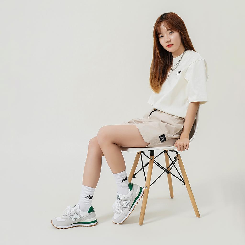 New Balance Кроссовки унисекс 574 White Green Gum ML574TD2