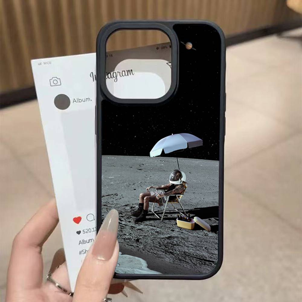 Чехол для телефона Singer R-Rauw Alejandro Черный Силикон Жесткий Пластик Для Iphone 17 Air 16 15 14 13 12 11 Pro Max PC TPU