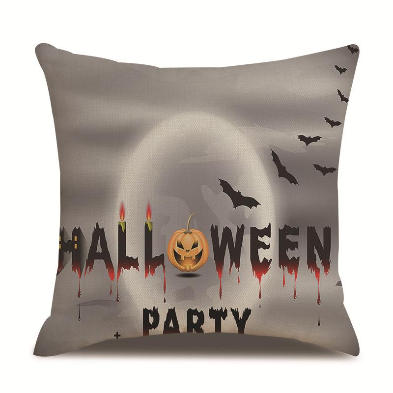Хэллоуин Льняная Наволочка Наволочка с Принтом