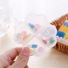 Drug Separation Daily Pill Organizer Four-leaf Clover Drug Contain Portable Pill Storage Box
