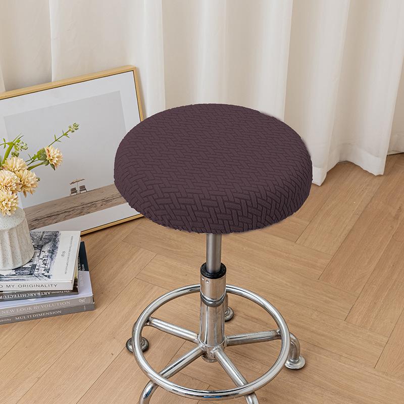 Round Stool Cover Hairdressing Rotary Chair Cover Bar Stool Cushion Lifting Protective Cover Half-pack Chair Cover