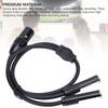 Plug and Play 3Pin XLR Male to Dual 6.35mm Female Gold Plated Stereo Converter Cable  Amplifier
