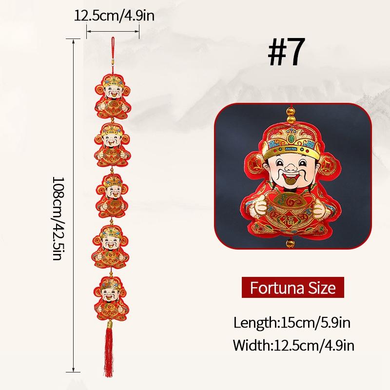 2025 New Year Hanging Ornament Spring Festival Decorations Door Window Wall Year of the Snake Lucky Hanging Ornaments Home Decor