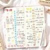 36pcs Set Acrylic Box Wood Stamps Set Daily Life Themed Mini Wooden Stamps  Scrapbooking Decor