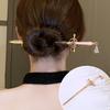 Creative Retro Sword Hairpin Multicolor Minimalist Alloy Updo Hair Clasp Temperamental Headwear Hair Accessory for Women