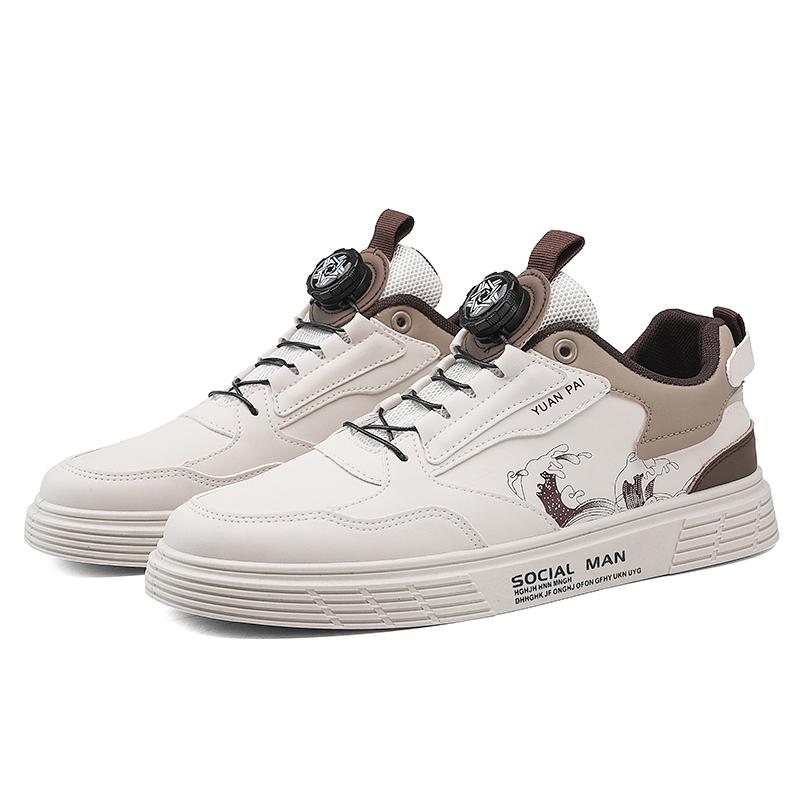 Модная мужская спортивная обувь Модная повседневная обувь 2025 Лето Удобная дышащая спортивная обувь Уличная обувь для скейтбординга Мужская обувь