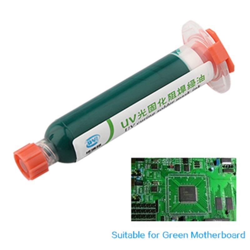 10CC зеленая УФ-отверждаемая паяльная маска для печатных плат BGA защитная сварочная паста флюсовое масло