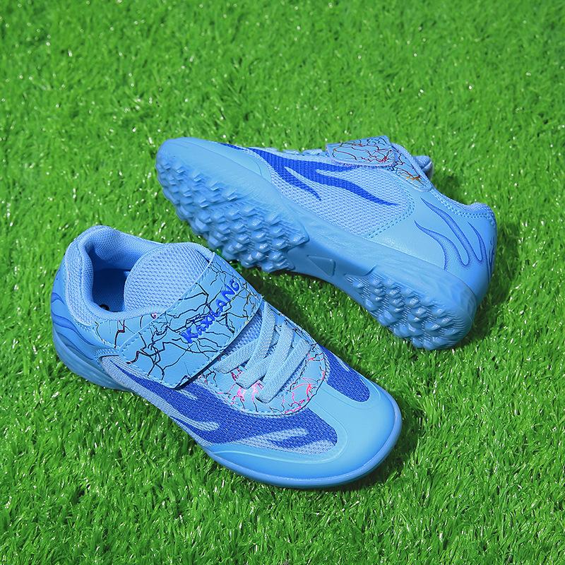 Summer Breathable Mesh Boys And Girls Football Shoes 6-12 Years Old Primary School Students Broken Nails Children'S Professional Football Training