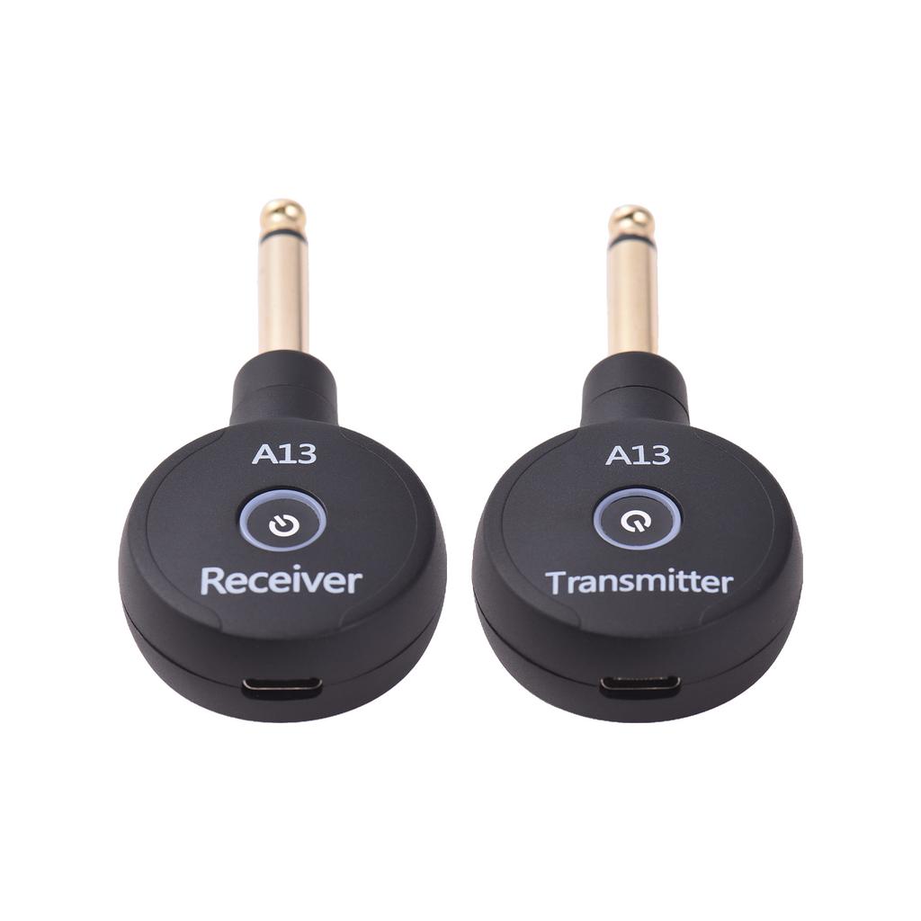 2.4G беспроводная гитарная система перезаряжаемый портативный гитарный передатчик приемник набор двойной режим