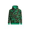 Adidas Neo Graphic Print Drawstring Hoodie Sweatshirt With Long Sleeves Unisex Tops Smoke-Green IQ0932