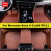 DOODRYER Custom Car Floor Mats For Mercedes Benz E-CLASS W211 2002-2008 E200-E500 Auto Carpets Foot Coche Accessorie