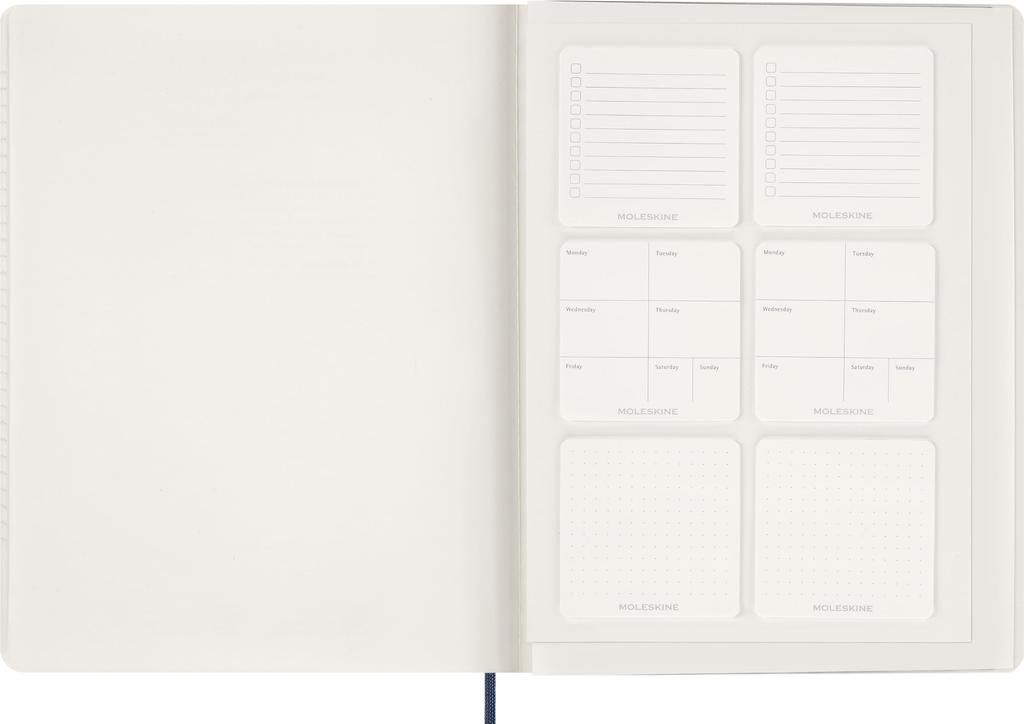 Moleskine 2025 Planner, July Start, 12-Month Spiral Academic Diary, Large Size (13cm W X 21cm H), Kiwi, DHSPK5212AMWH3Y26