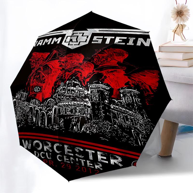 1 шт. RAMMSTEIN WORCESTER Автоматический, Ветрозащитный, Компактный Дорожный Зонт, Подарок на День Рождения, Рождество, Деловому Человеку 93003