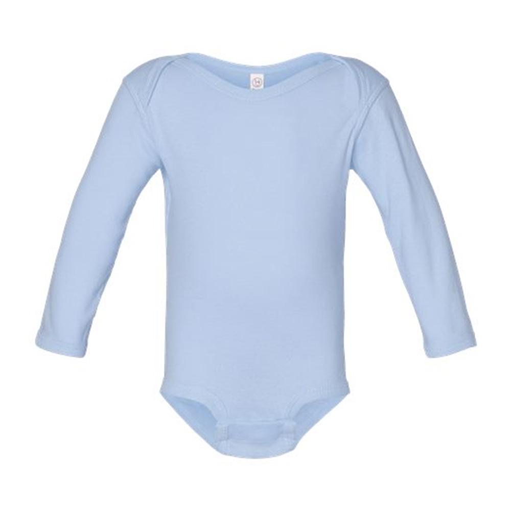Rabbit Skins Baby Fine Jersey Long-Sleeved Bodysuit