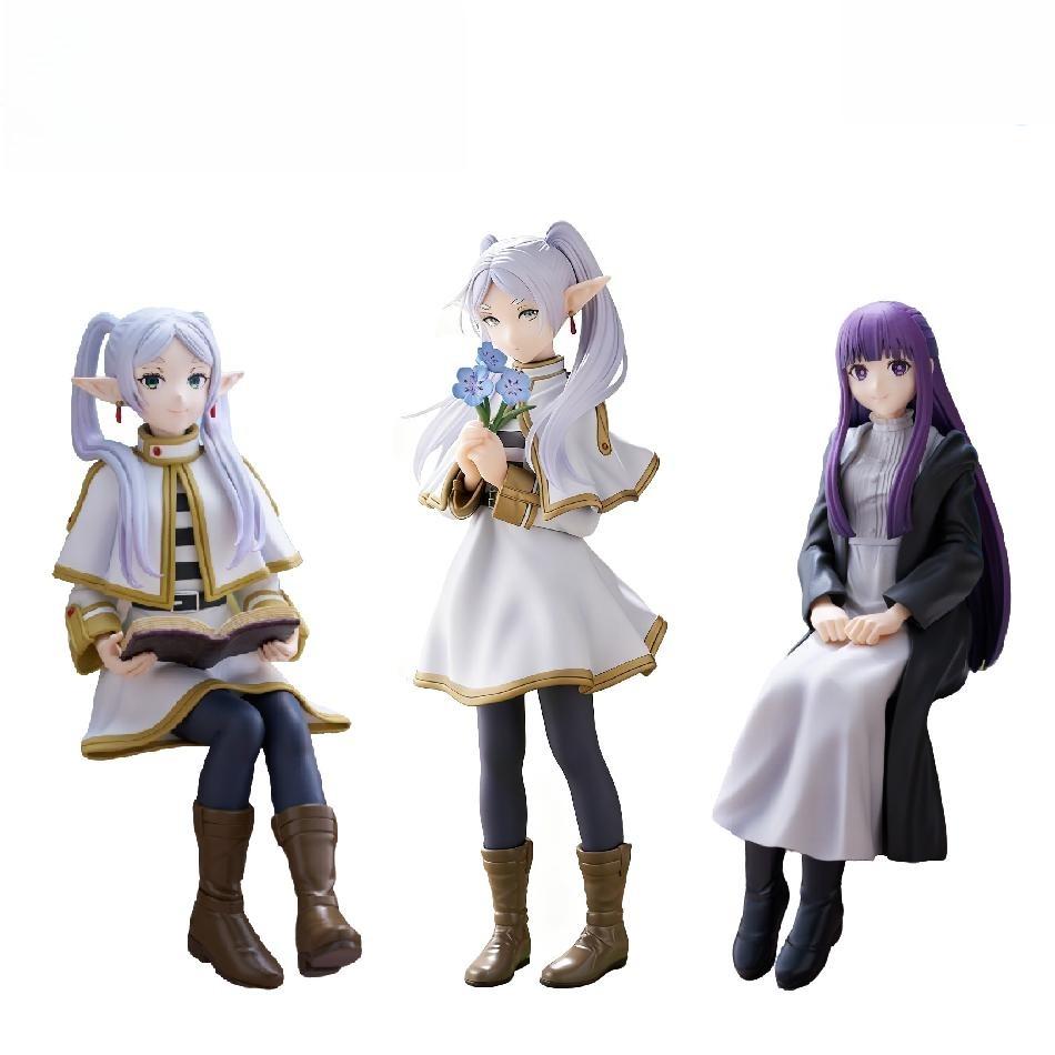 Стопор для лапши Sousou No Frieren Фрирен Люминаста Игрушки для девочек Аниме Фигурки ПВХ Фигурка на шарнирах Игрушка Коллекционная модель Кукла