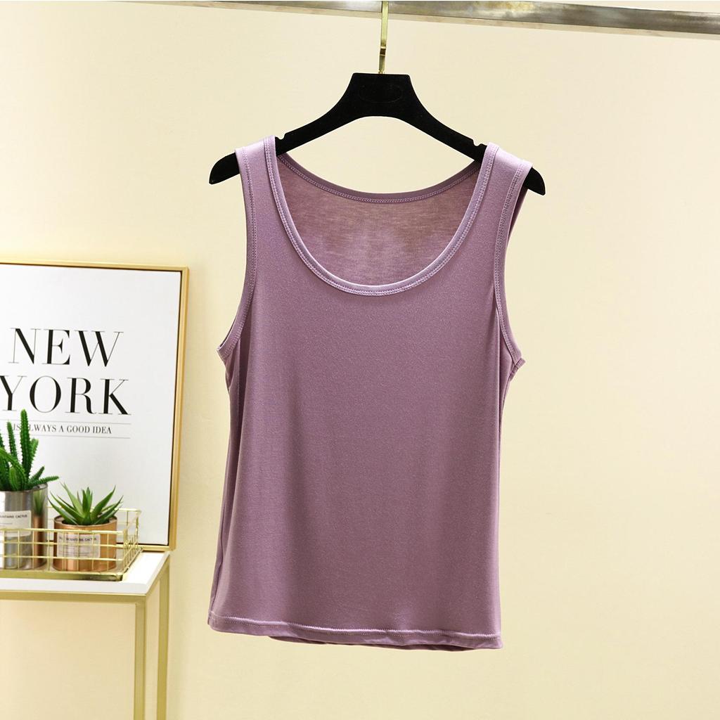Women's Summer Thin Modal U-neck Slimming Tank Top