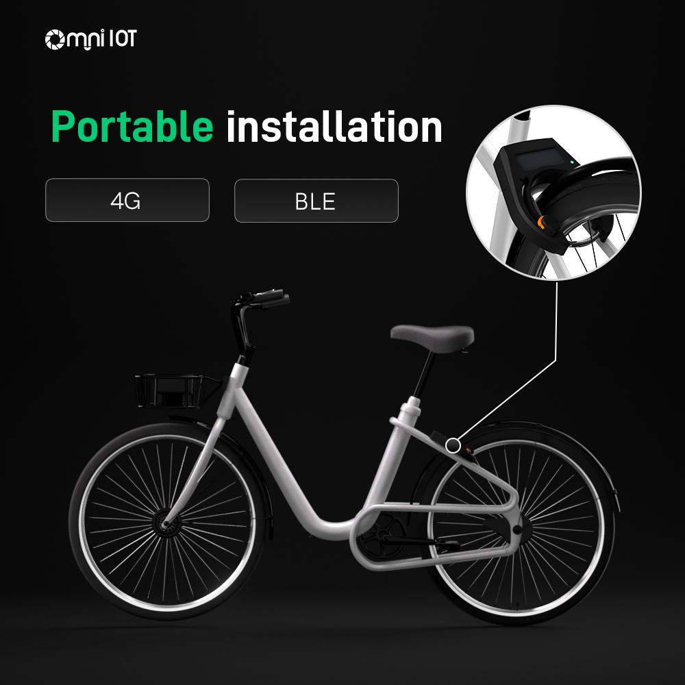 Omni New Arrival Smart Security Lock GPS Positioning Mobile Phone Wireless Receiving Bicycle Lock Allarm