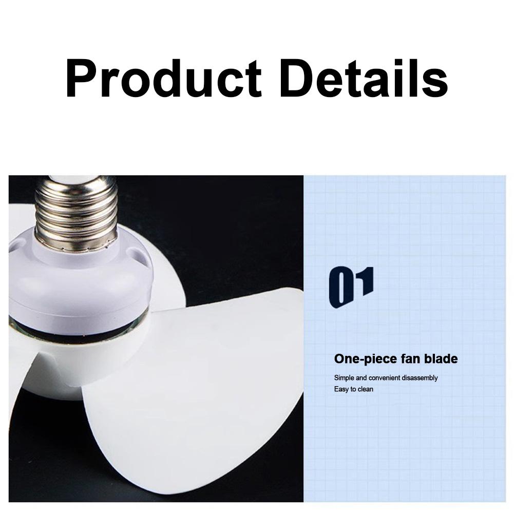 Светодиодный мини-потолочный вентилятор с удлинителем для шланга, вентилятор с цоколем E27