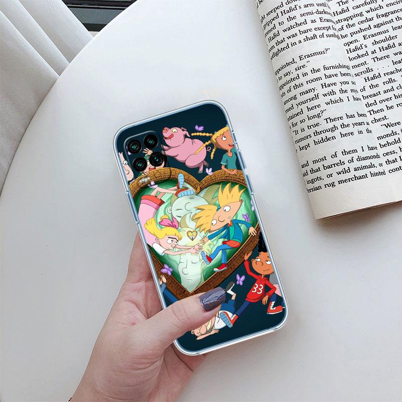 S-Special Hey A-Arnold Transparent Phone Case for Motorola Moto E22I E22S E22 E32 E40 E7 E7I G Plus Power Play Stylus G22 G14