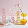 1PC Desktop Room Decor Glass Bubble Vase Hydroponic Flower Pot Vase Stand Ornaments