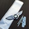 Metal Wings Car Front Grille Badge Rear Trunk Emblem Sticker for Cadillac ATS BLS CT4 CTS STS XLR XT6 XTS DTS Escalade Deville zfjpu66