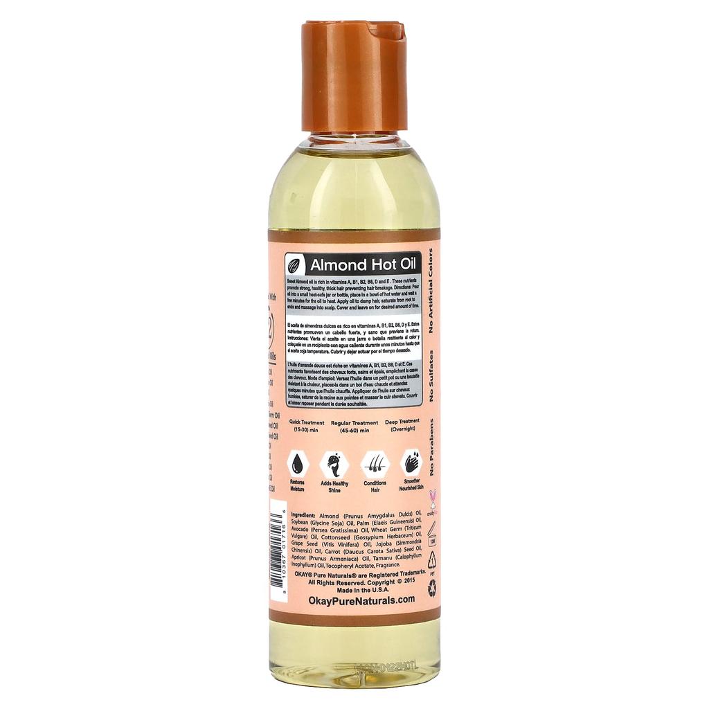 Almond Hot Oil Treatment, 177Ml(6Oz)