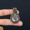 Copper Charoite Pendant Gemstone Jewelry, 999 Copper Wire Wrapped Pendant, Handmade Gift For Wife Pendant Jewelry