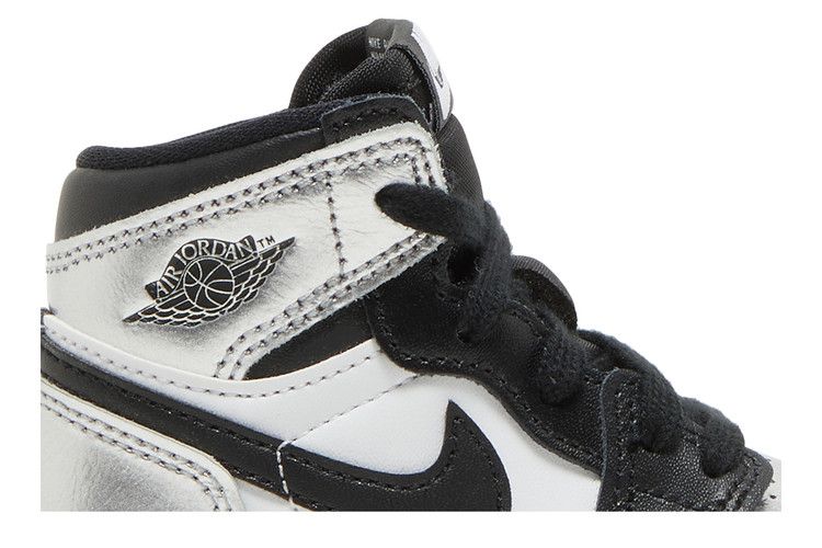 Jordan 1 Ретро Высокий Серебряный Носок (ТД)