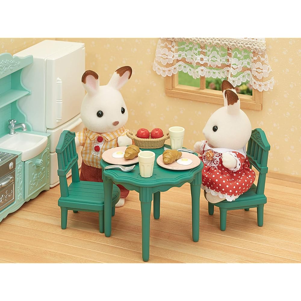 Набор "Столовая" Sylvanian Families Сертифицированная игрушка ST для кукольного домика Возраст 3+