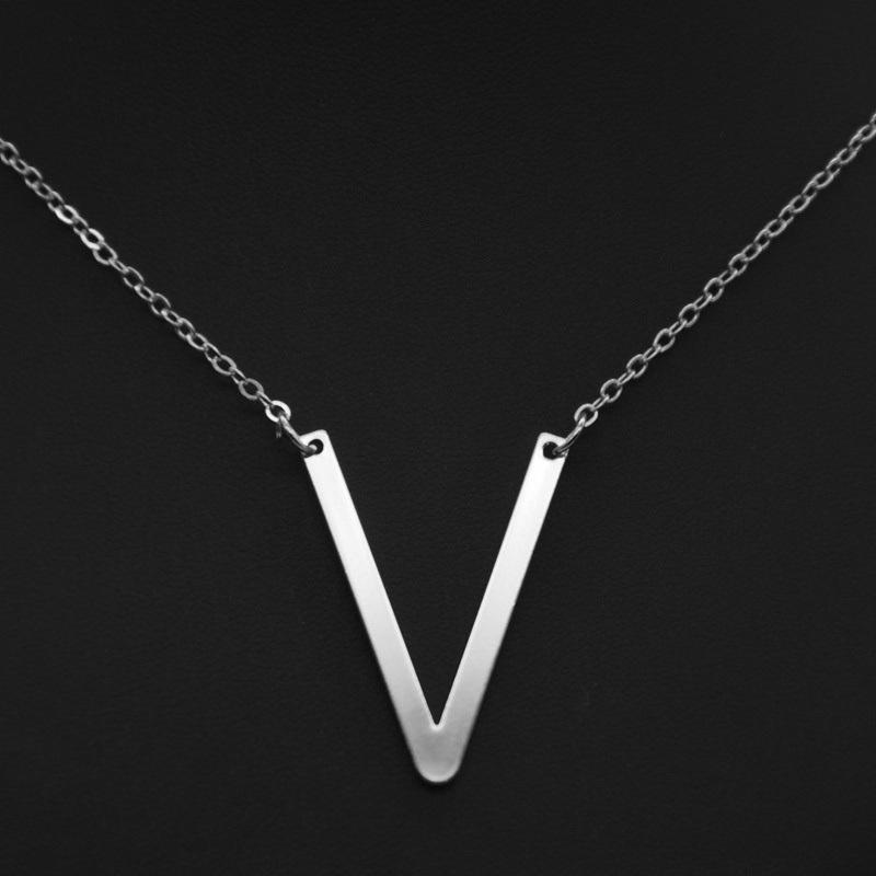 Женское ожерелье из 26 английских букв с орнаментом, пульсирующая цепочка, персонализированное ожерелье с буквами