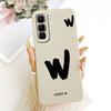 For Infinix Hot 70 5G X6895 Case New Design Letters A-Z Silicone Back Cover For Infinix Hot70 HOT 70 5G Phone Cases Bumper