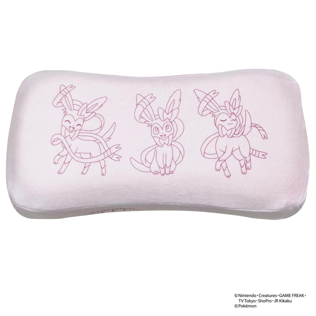 MORIPiLO Morishita подушка из пены с эффектом памяти Pokemon Nymphia 15x31 см, подушка для поддержки талии и спины, мягкая игрушка Pokemon Pastel Pink 4621203