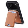 iPhone 17 Magnetic Bracket Magsafe Rotating Mirror Stand with Card Holder