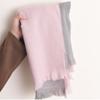 Autumn Winter Double-sided Color-blocked Women Scarf Imitation Cashmere Female Versatile High-end Warm Shawl