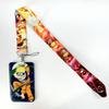 Аниме Мультяшный Держатель для Пропусков Брелоки Шейный Ремешок Для Карты-Пропуска Аниме Держатель для Кредитных Карт Брелоки-Ремешки