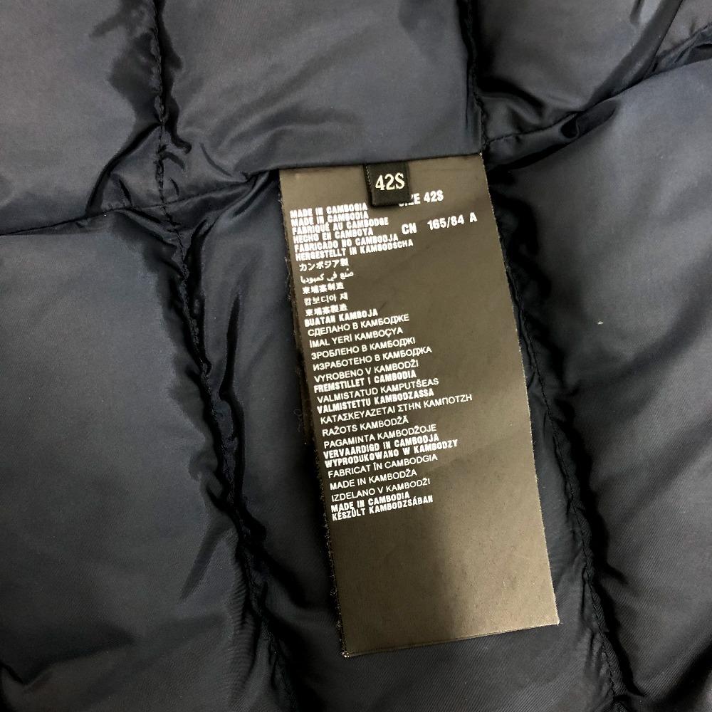 PRADA fur Down jacket down / Nylon Navy