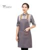 Водонепроницаемый фартук для мужчин и женщин, регулируемая длина, завязывающийся на талии, многокарманный фартук для кухни, гриля, ресторана, бара, кафе, салона красоты, маникюрной студии, униформа