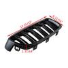 2Pcs Car Exterior Front Grille Kidney Frame Replacement Cover Decoration Protection Accessories For BMW 3 Series F30 F35