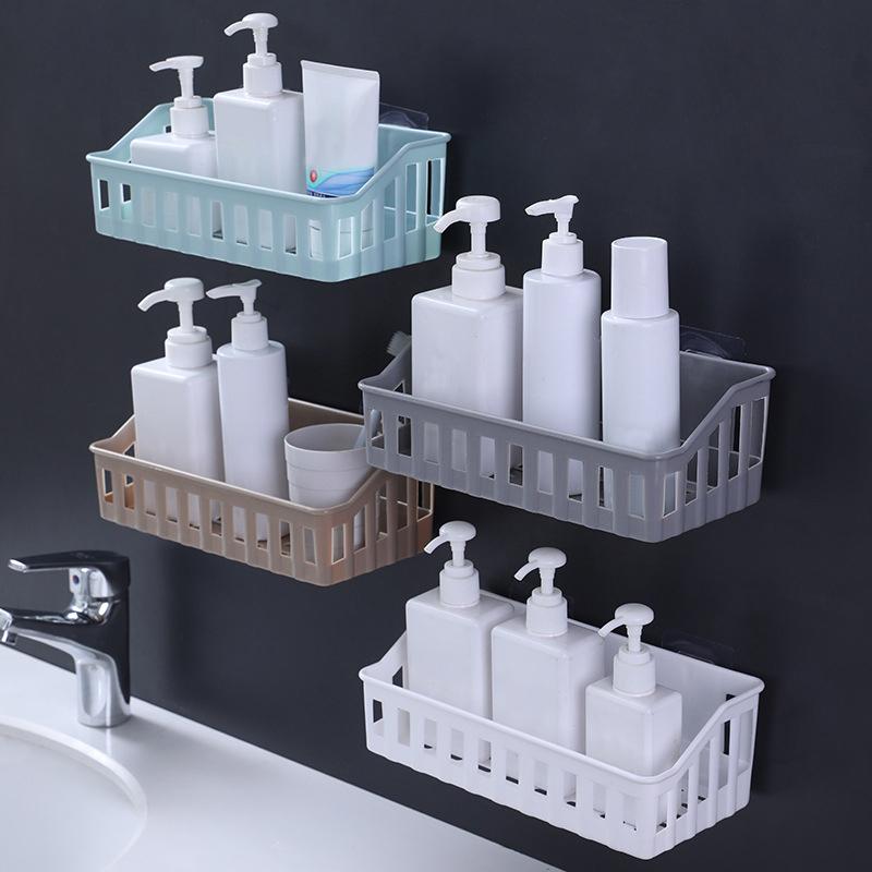 The Bathroom Bathroom Bathroom Is Free To Storage Shelves Toilet, The Kitchen Wall -Mounted Plastic Shelf
