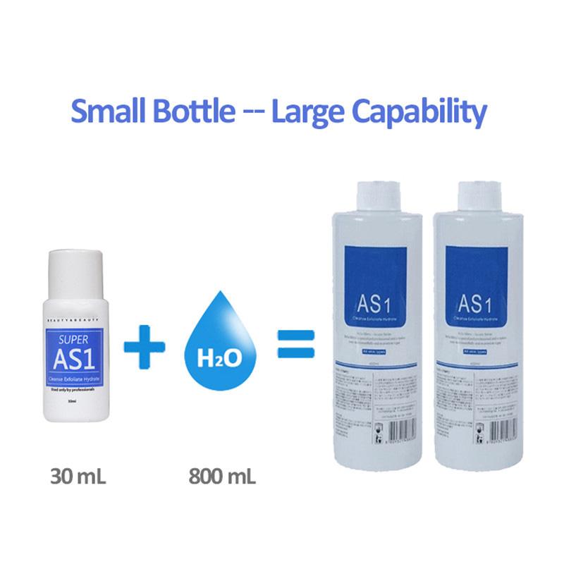 3pcs Aqua Peel Solution For Hydrogen Oxygen Small Bubble Machine Skincare Cleansing Dermabrasion Beauty Salon Use AS1 SA2 AO3