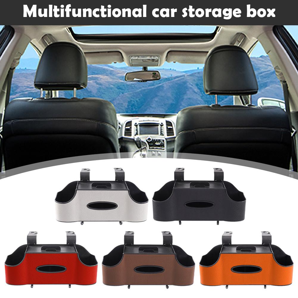 Многофункциональный ящик для хранения на заднем сиденье автомобиля, многокарманные аксессуары, держатели для внутренних коробок, багажник A Y1U5