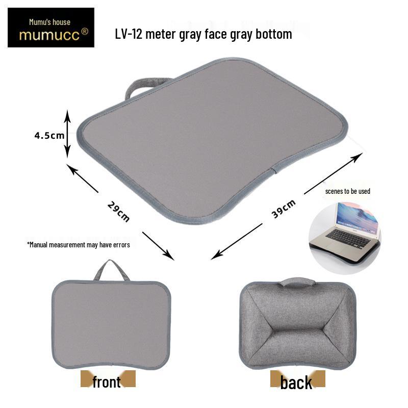 Mumujia Portable Foam Particle Laptop & Tablet Bed Desk Pillow Table