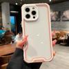 Роскошный простой акриловый чехол для телефона с цветовым блоком для iPhone 16 15 14 Plus 13 12 Pro Max 11 Твердая противоударная защита Задняя крышка