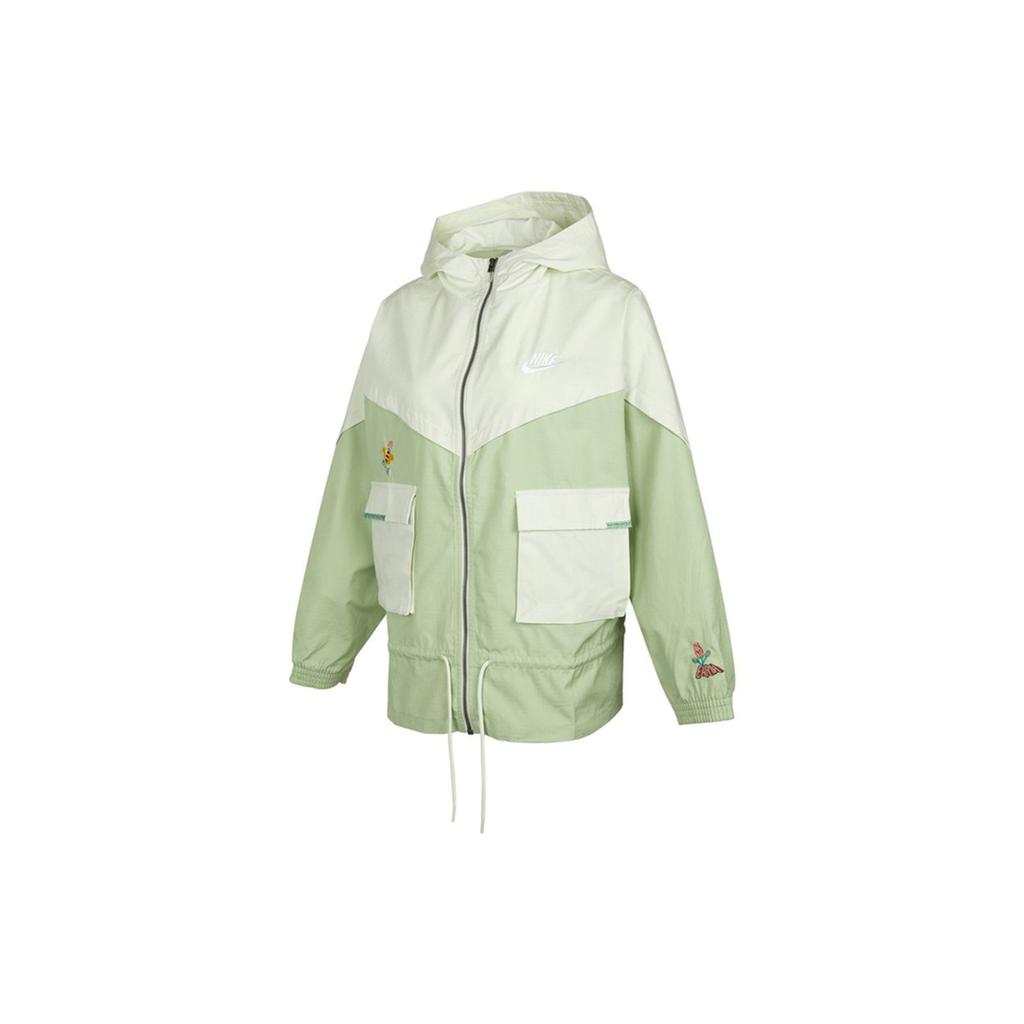 Nike Garden Woven Hooded Jacket Women Jackets Green DM7909-093