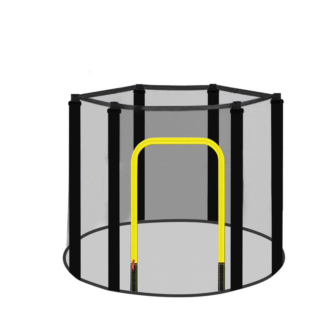 Круглый детский мини-батут с защитной сеткой, мягкой накладкой, ребаундер для улицы, для упражнений, домашние игрушки, батут, защитная сетка, защитный бортик
