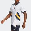 Adidas SS23 Icons Ретро Реал Мадрид Футбол Спортивный трикотаж с коротким рукавом Мужские топы Белый HT6456