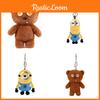 Minions Despicable Me Plush Keychain Bag Pendant Toy Stuffed Doll Gift Cartoon